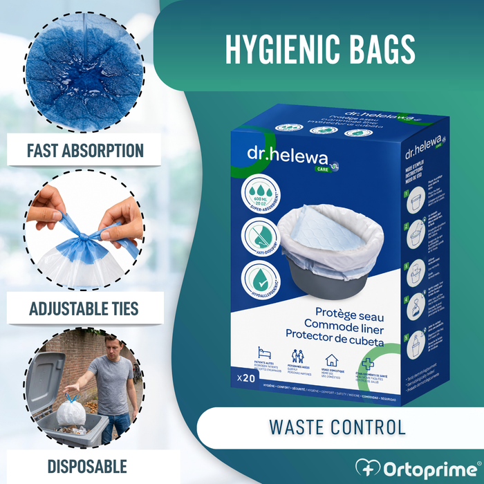 Disposable Toilet Bags Absorbent | Pack of 20