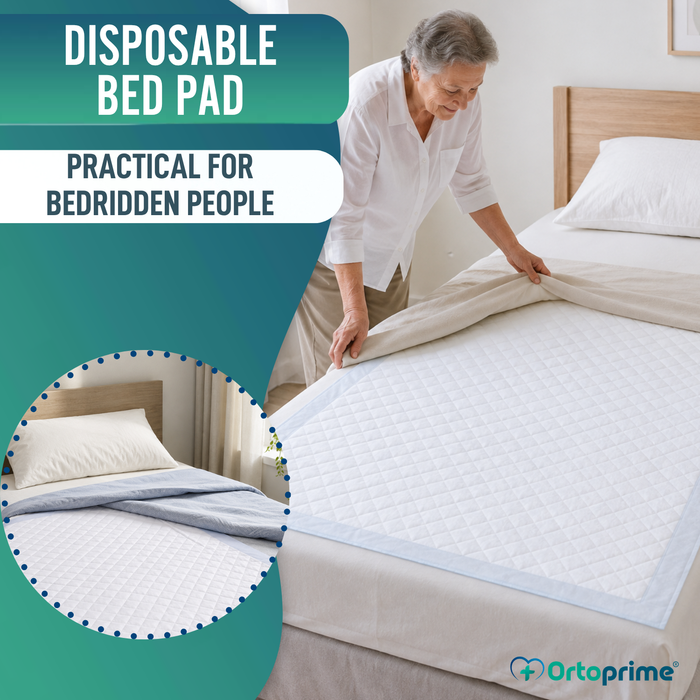 Disposable Super Absorbent Bed Pad with Liner | 90x180 cm
