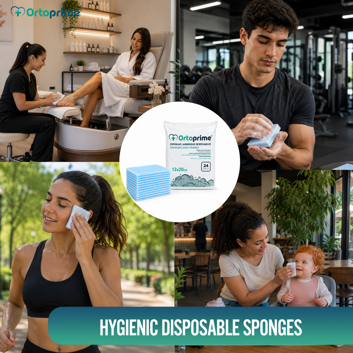 Disposable Soapy Sponges for Babies and Adults