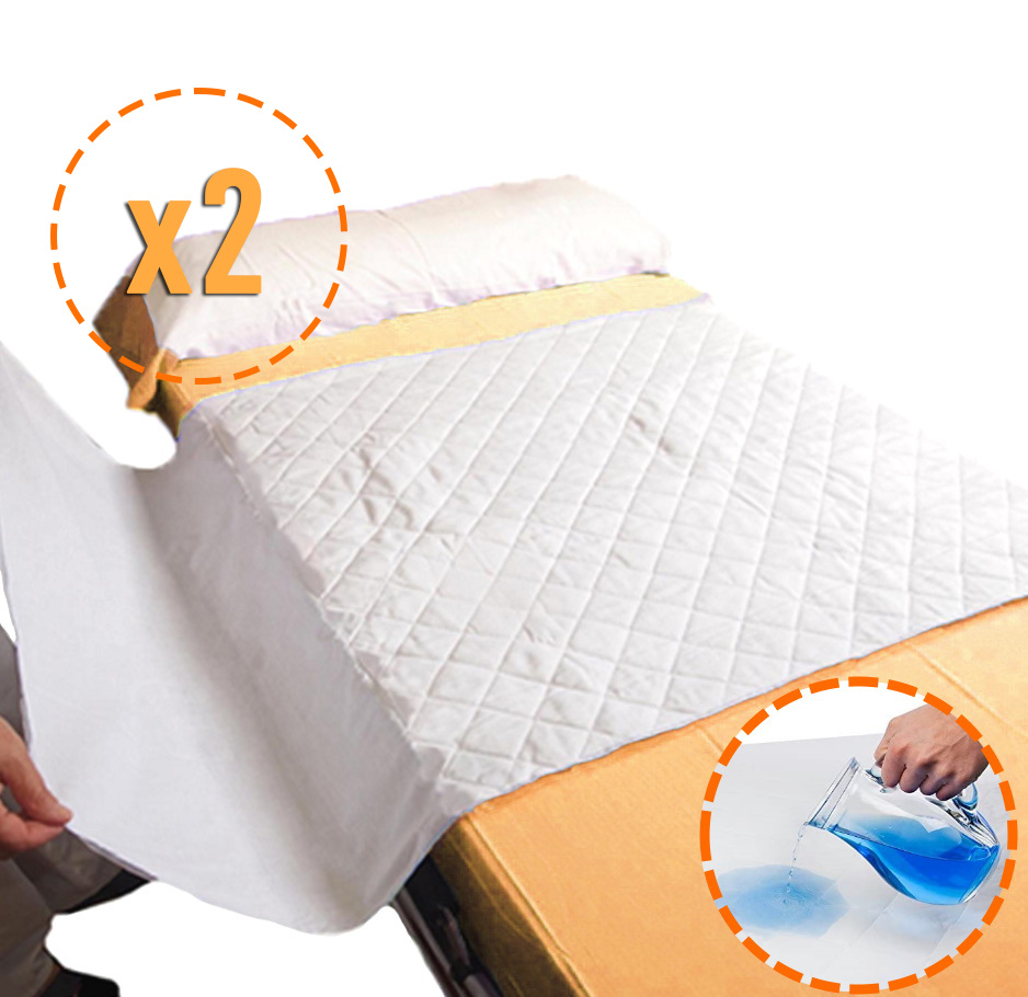 Pack of 2 Units Absorbent Bed Protectors Promotion — ORTOPRIME-COM
