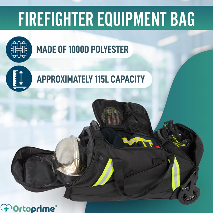 Professional Firefighter PPE Trolley Bag with Wheels