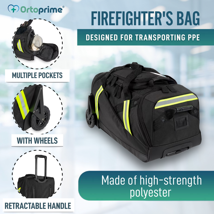 Professional Firefighter PPE Trolley Bag with Wheels