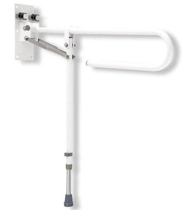 fold-down bath grab rail with leg support-ortoprime-uk