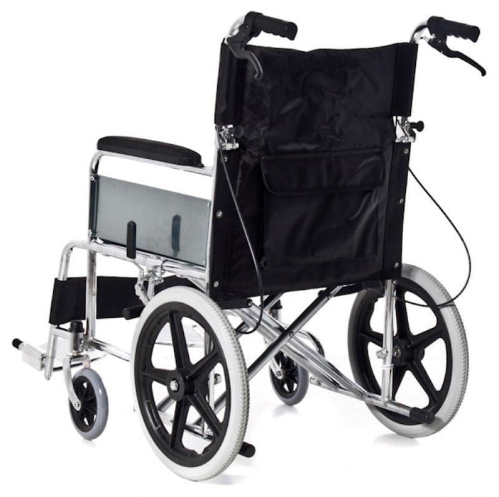 fold‑and‑go‑steel‑chrome‑wheelchair‑wide‑seat‑ortoprime‑uk