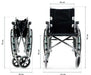 foldable-wheelchair-mobility-aid-chrome-steel-ortoprime-uk