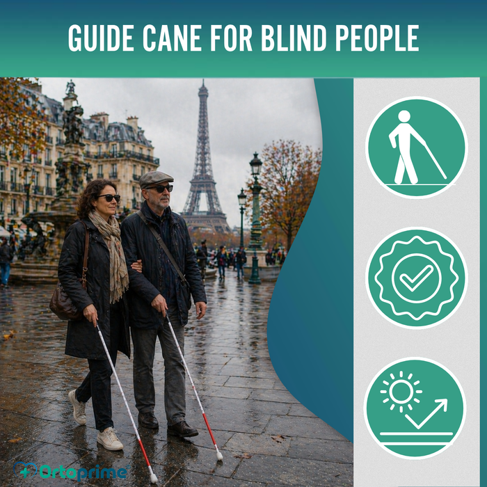 Folding Aluminium Guide Cane for Visually Impaired
