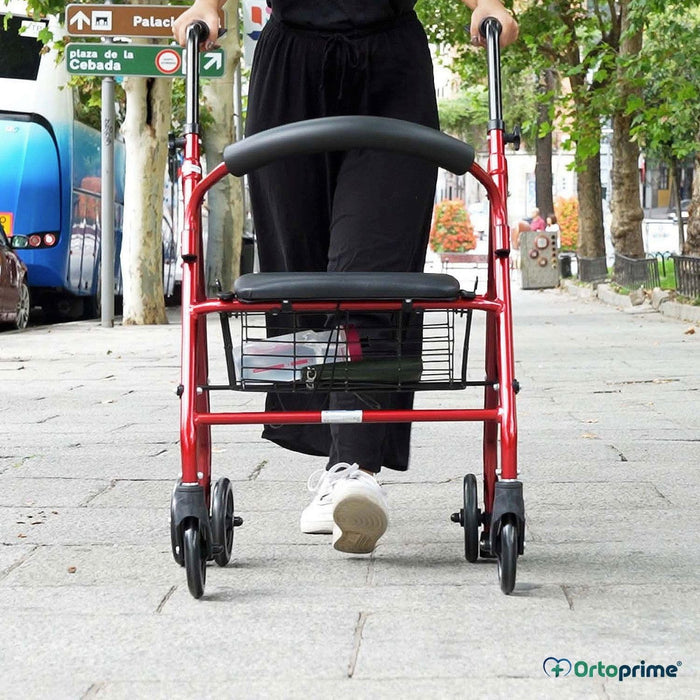 folding-rollator-seat-brake-system-ortoprime-uk