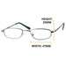 half-moon-reading-glasses-steel-gold-blue-red-presbyopia-1-00-1-50-2-00-2-50-3-00-3-50-ortoprime-uk