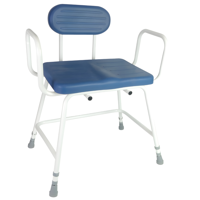 XXL Bariatric Shower Chair with Backrest and Armrests