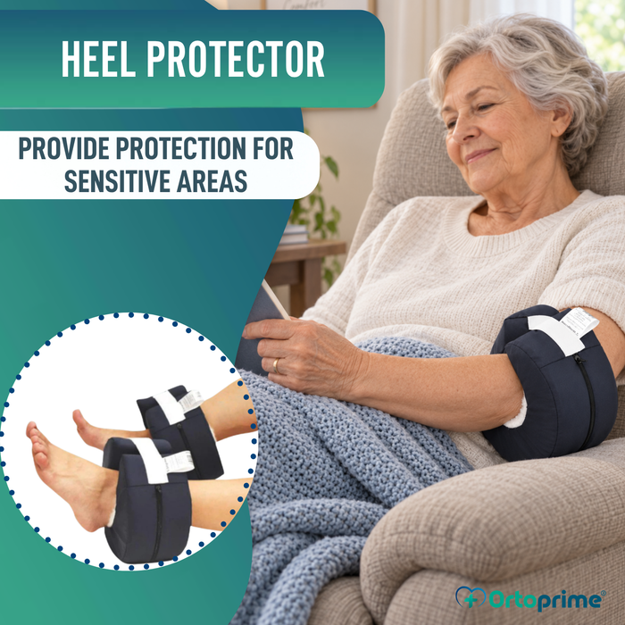 Adjustable Waterproof Round Pressure Ulcer Heel Protectors | Elbows and Feet