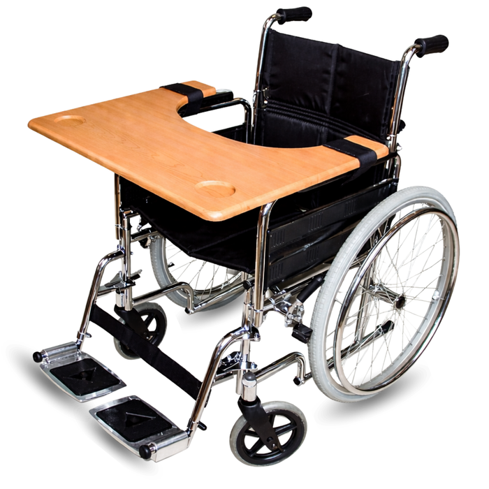 Wheelchair Tray | Portable Table with Cup Holder