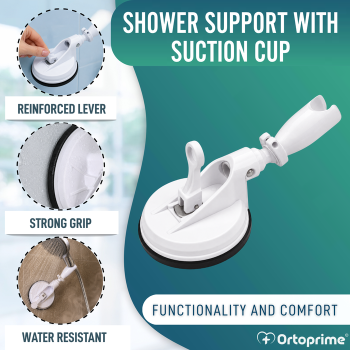 Shower Holder with Suction Cup and Lever | Universal