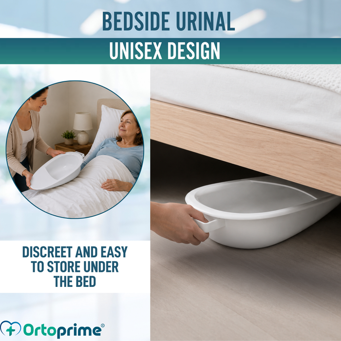 Bedpan for Elderly 2.5 Litres | Unisex Bed Urinal