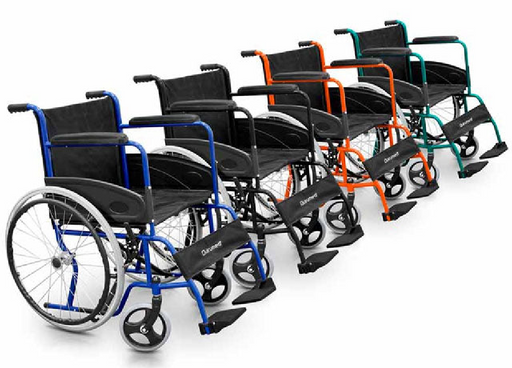 lightweight-folding-basic-wheelchair-all-colours-black-blue-green-orange-ortoprime-uk