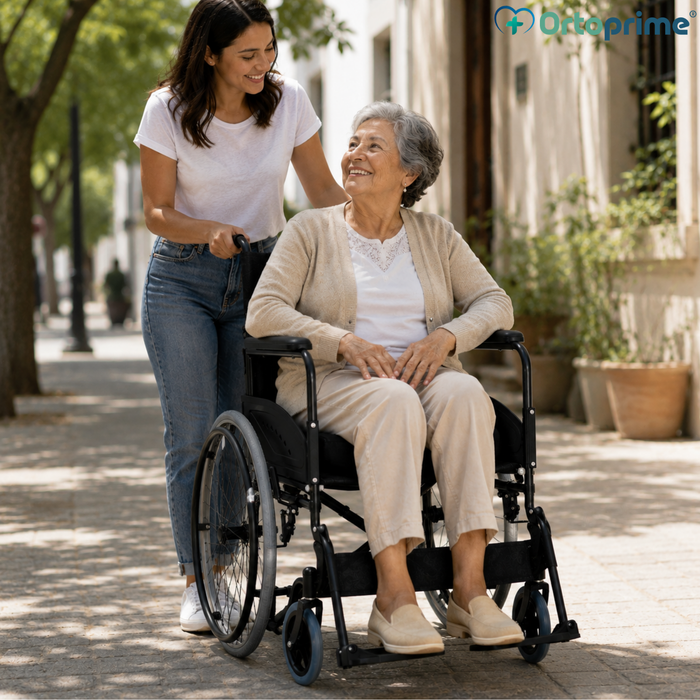 Lightweight Folding Wheelchair for Adults Self-propelling