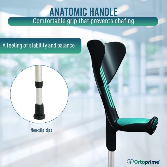 lightweight-green-aluminium-crutch-for-adults-ortoprime-uk