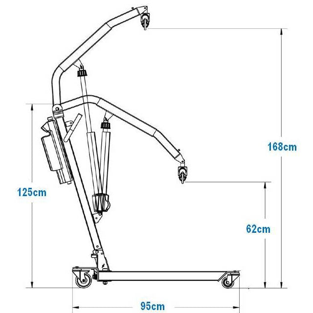 medical-electric-patient-lift-with-swivel-wheels-ortoprime-uk