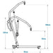 medical-electric-patient-lift-with-swivel-wheels-ortoprime-uk