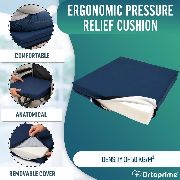 Viscoelastic Pressure Sore Cushion 50kg/m3