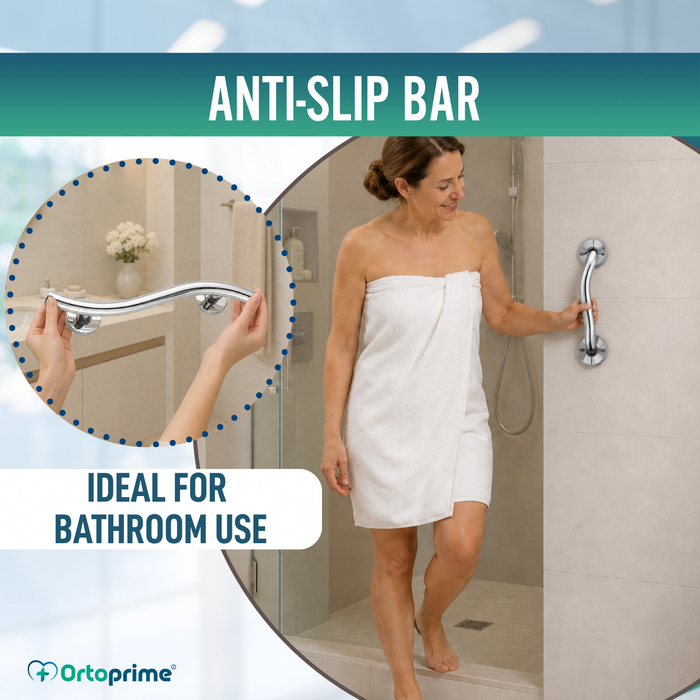 Bathroom Support Bar in Stainless Steel | 35 cm