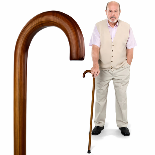 non-slip-wooden-walking-cane-handcrafted-ortoprime-uk