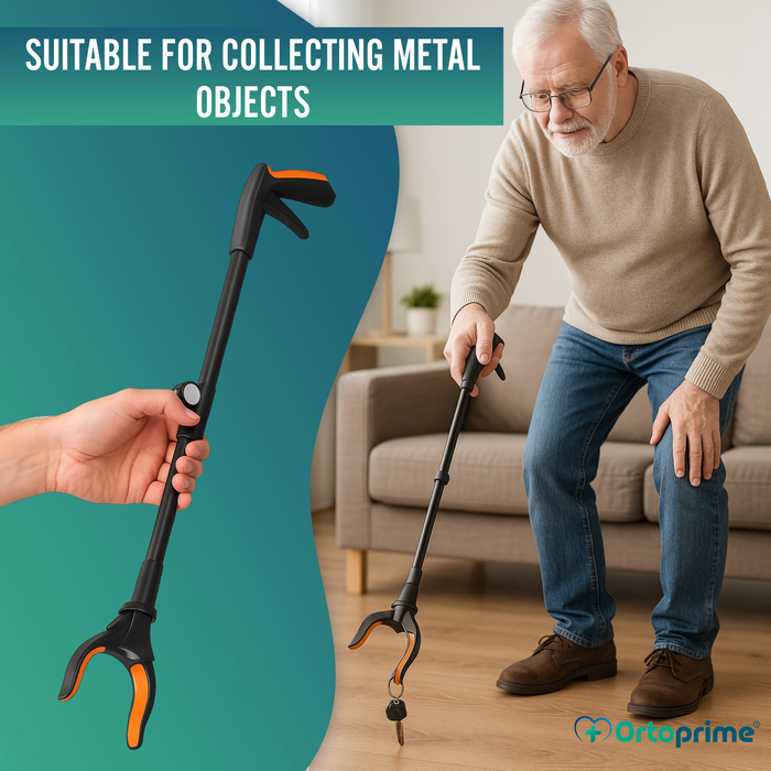 Object Picker with Magnet and LED | Foldable Reacher