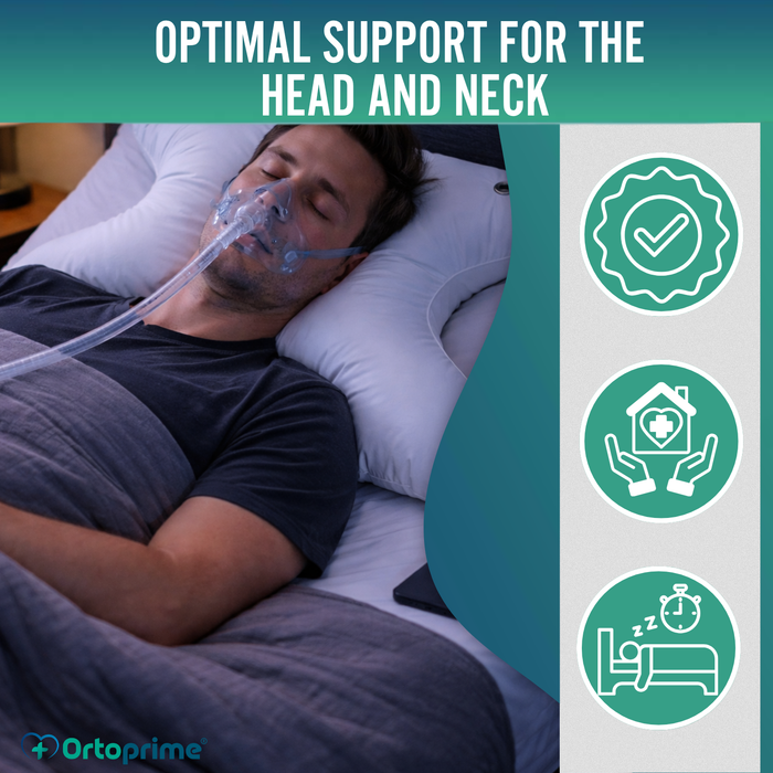 Orthopaedic CPAP Pillow for Breathing Mask