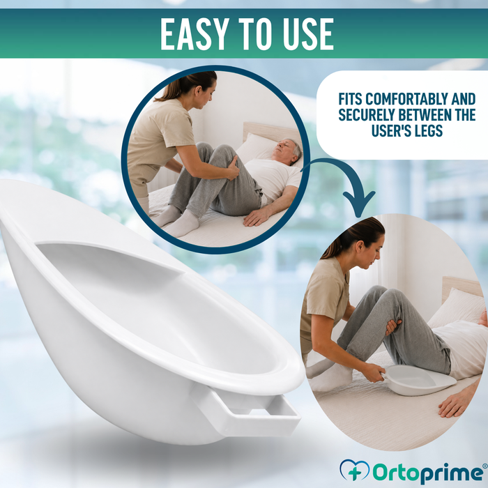 Bedpan for Elderly 2.5 Litres | Unisex Bed Urinal