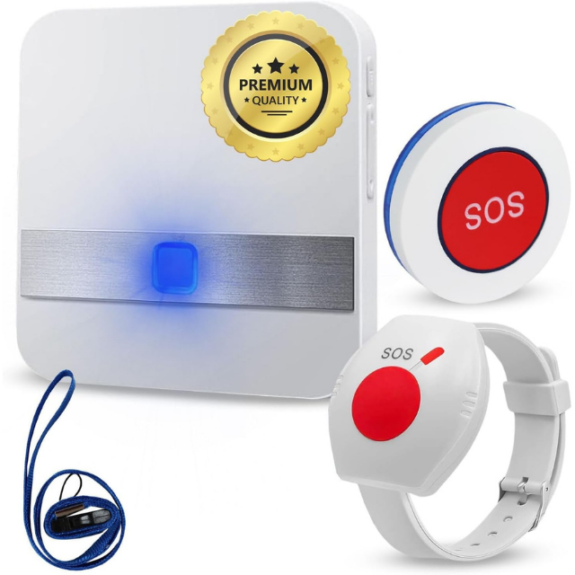 Alert Alarm Box Senior Alert Alarm | SOS Emergency Button 150m — ORTOPRIME-COM