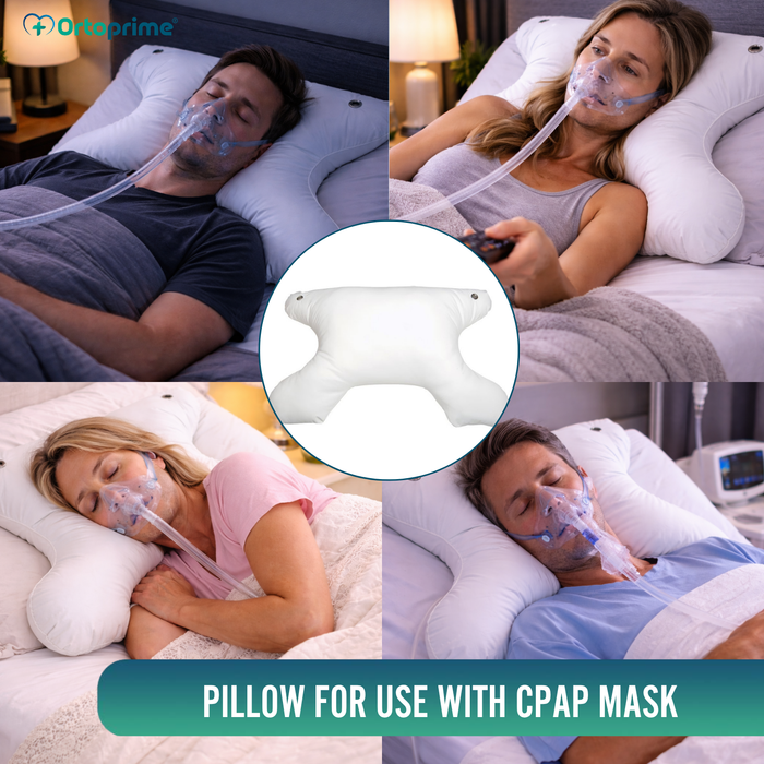 Orthopaedic CPAP Pillow for Breathing Mask