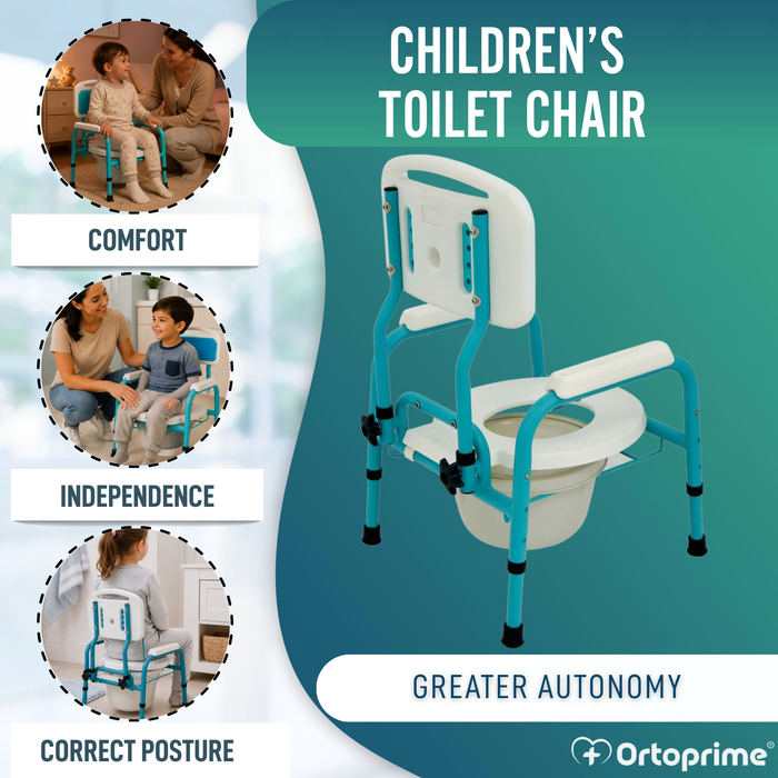 Children’s Toilet Seat with Reducer | Height Adjustable