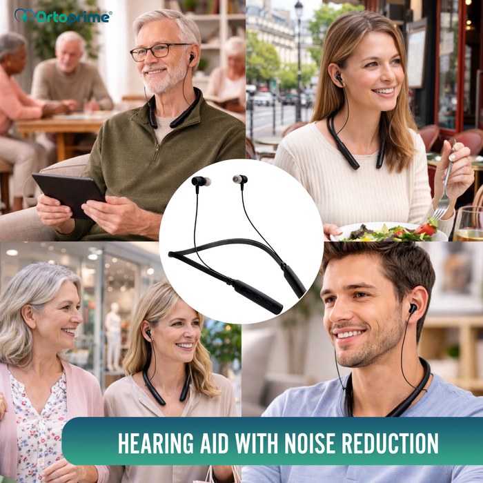 Rechargeable Hearing Amplifier with Noise Reduction