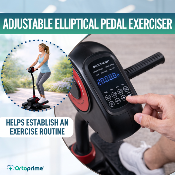 Elliptical Pedal Exerciser for Arms and Legs | Digital