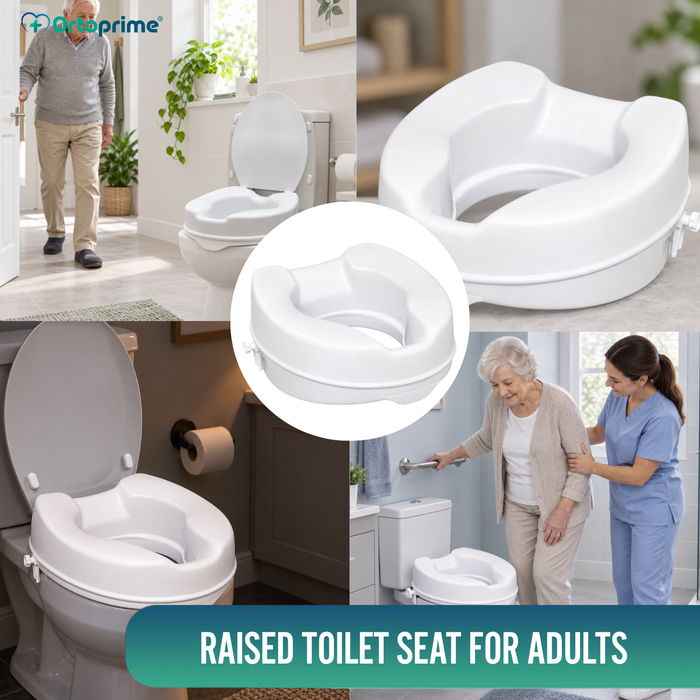 Toilet Riser with or without Lid | Supports 223kg