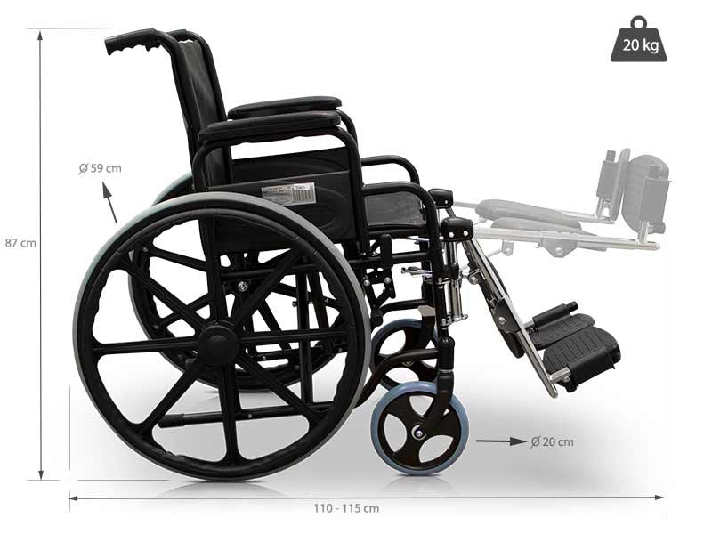 raised‑leg‑rest‑wheelchair‑steel‑frame‑ortoprime‑uk