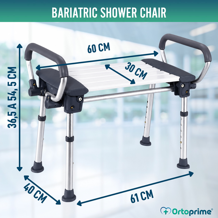 Bariatric XXL Inflatable Bath Cushion | Armrests
