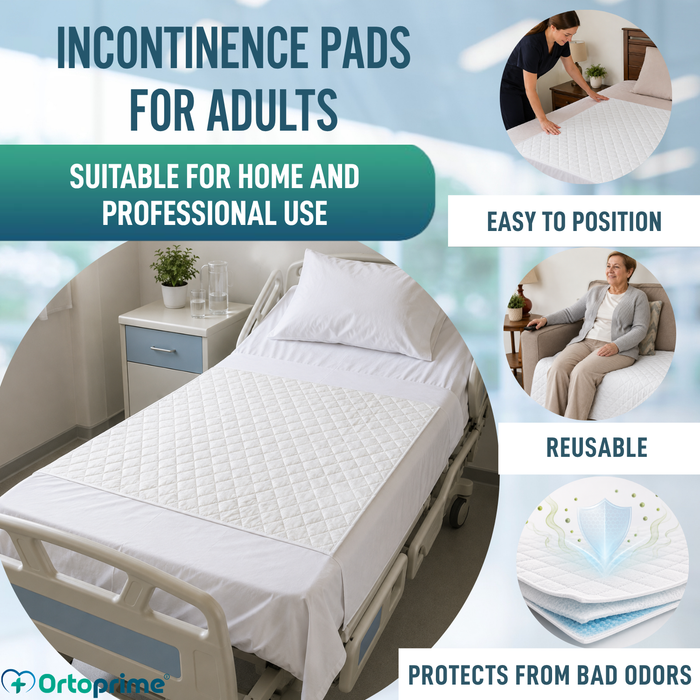 Pack of 2 Eco-Friendly Washable Absorbent Bed Protectors 135cm 3.15 L/m²