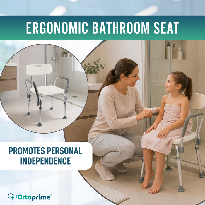 Comfort Shower Chair with Armrests