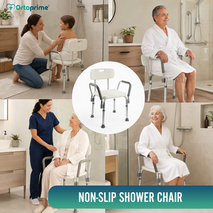 Comfort Shower Chair with Armrests