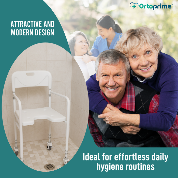 U-Shaped Shower Chair | Foldable Bath Seat