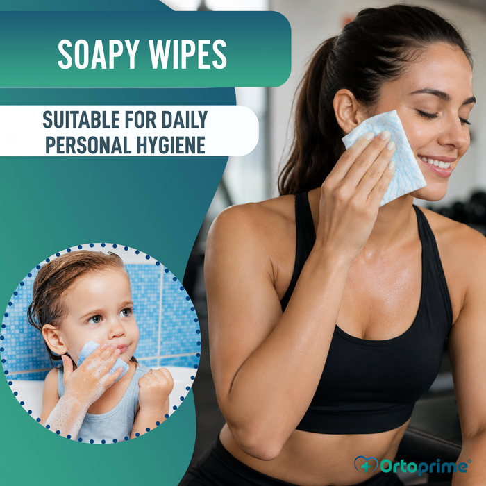 Disposable Soapy Sponges for Babies and Adults