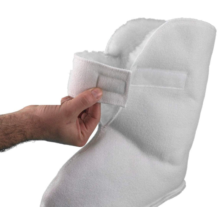 soft-white-boot-right-foot-for-pressure-relief-ortoprime-uk