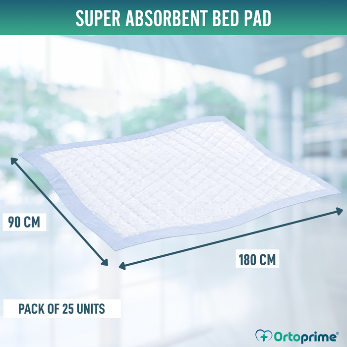 Disposable Super Absorbent Bed Pad with Liner | 90x180 cm