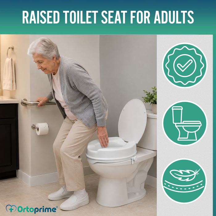 Toilet Lift with Lid 10 cm | Universal