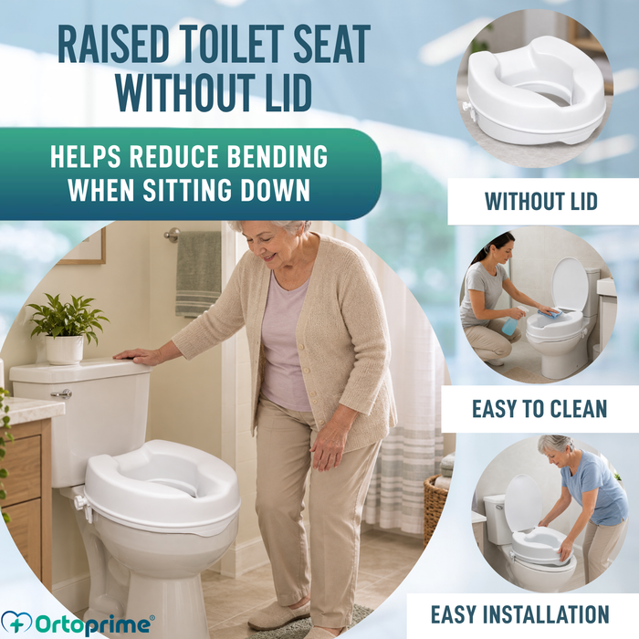 Toilet Riser with or without Lid | Supports 223kg