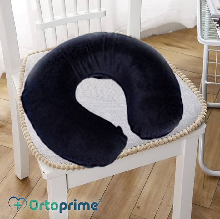 u-shaped-cushion-velvet-quilted-polyester-orthopedic-comfort-ortoprime-uk
