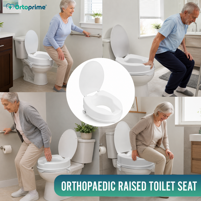 Toilet Lift with Lid 10 cm | Universal
