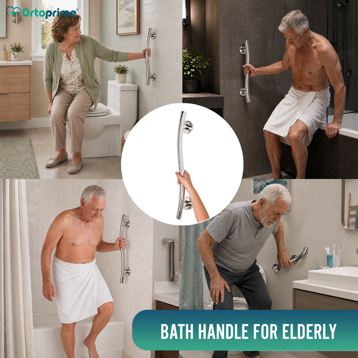 Bathroom Support Bar in Stainless Steel | 35 cm