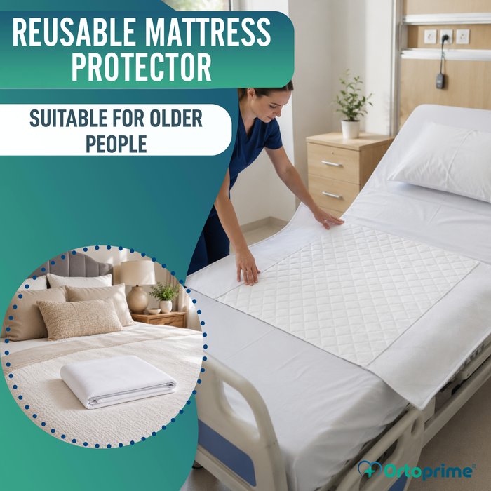 Eco Washable Absorbent Bed Protector 90cm 3.15 Litres/m2
