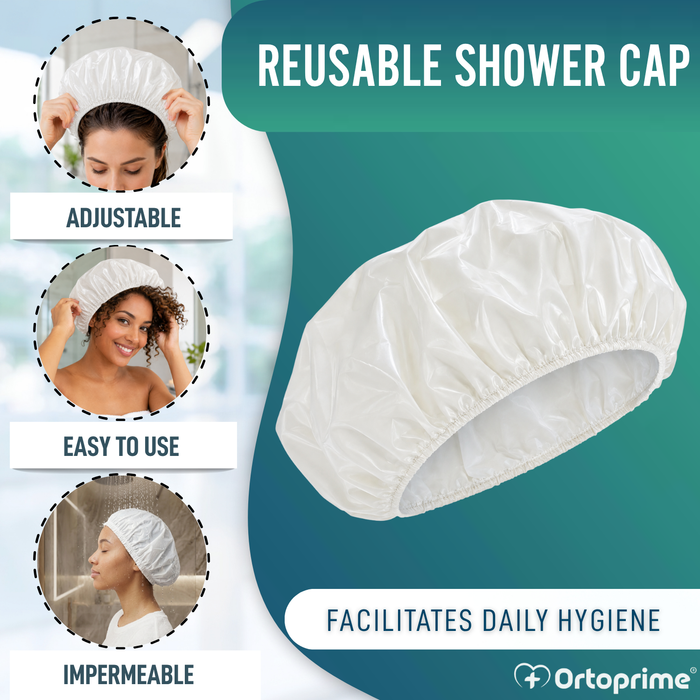 Reusable Shower Cap Washable Breathable | One Size